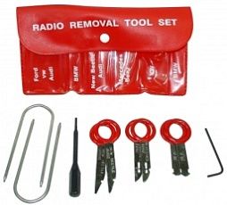 Набор приспособлений для демонтажа магнитол 10 предметов