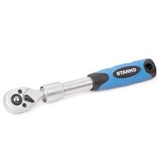 Рукоятка трещоточная телескопическая 190-250 мм 72 зуба 1/4" CST146072T 